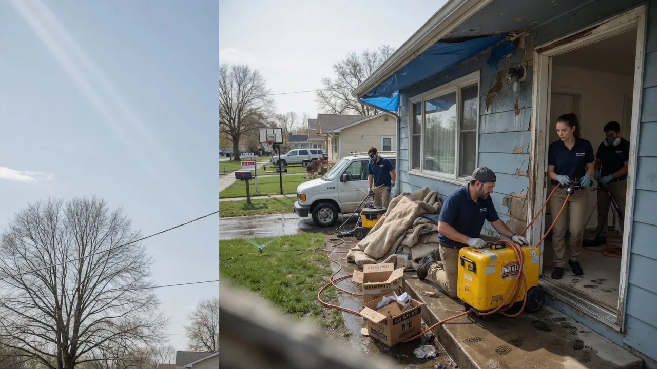 Basement Flood Cleanup in Sheffield Lake, OH near me